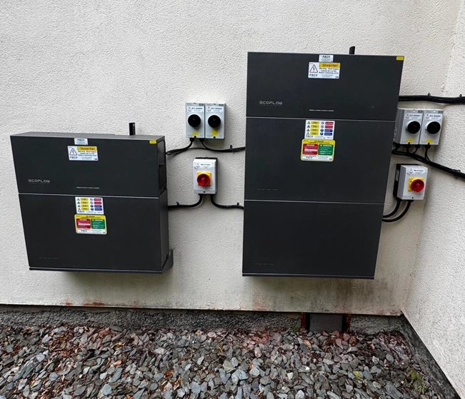 Solar battery storage